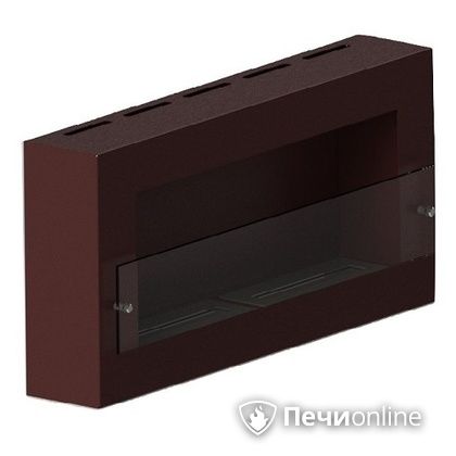 Биокамин ЭкоЛайф Window Fat II Glass black burgundy Арома в Краснодаре